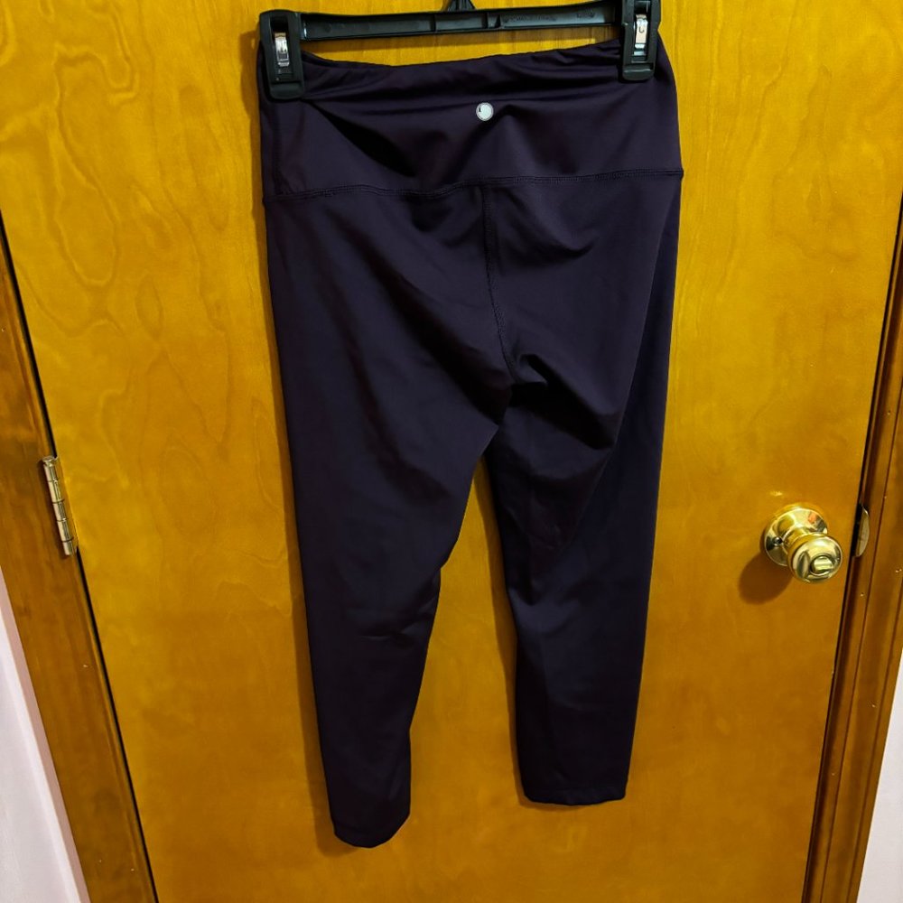Yogalicious Leggings Deep Purple Size Small - Picture 6 of 9